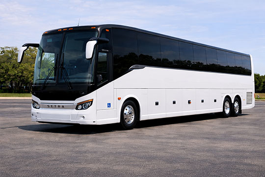 56-passenger charter bus rental Bradenton TX